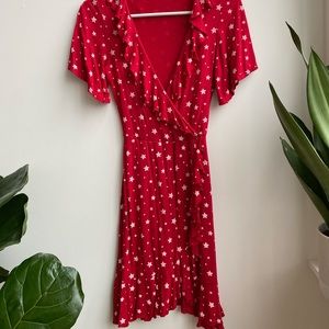 Boohoo wrap dress